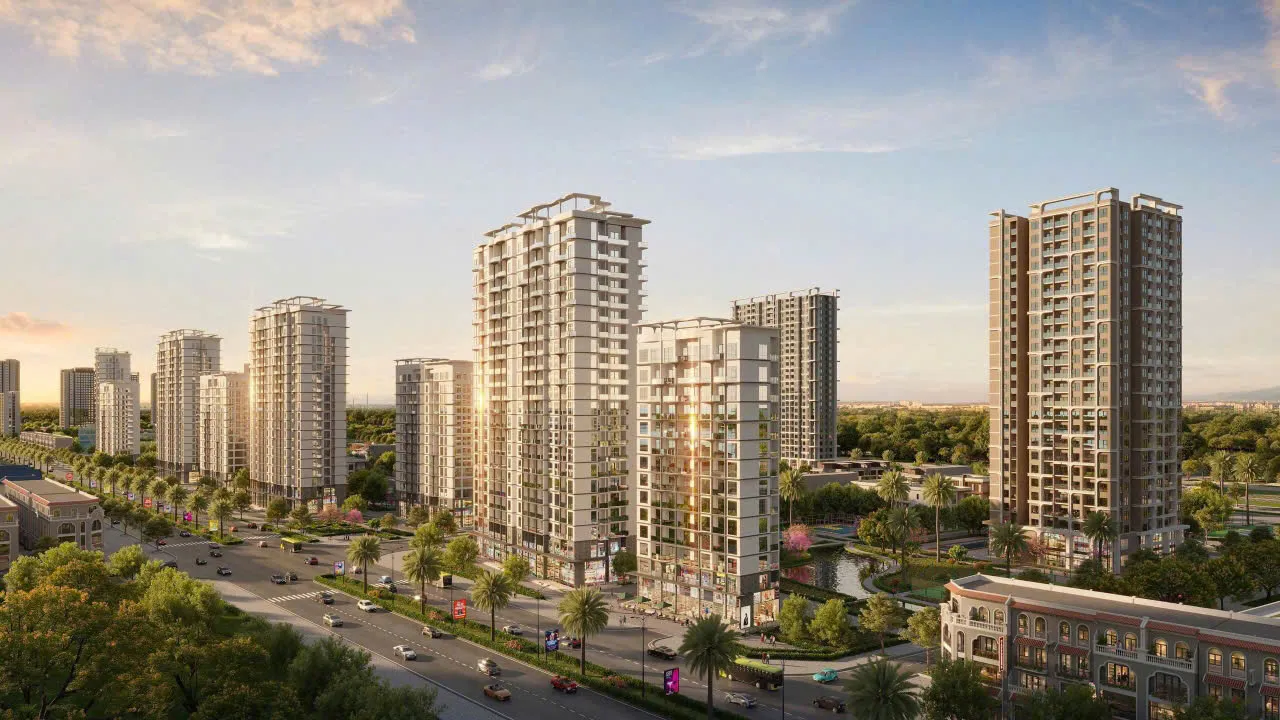 Phối cảnh căn hộ Imperia Hanoi Garden tại khu đô thị Hanoi Garden City